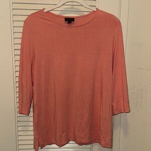 Lands' End Women's Long Sleeve Coral Tee